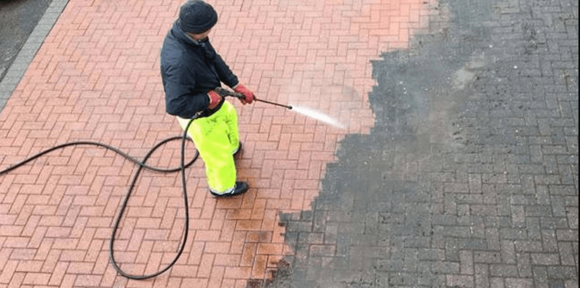 driveway cleaning service