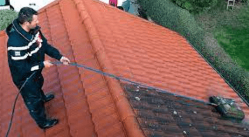 roof tile cleaning