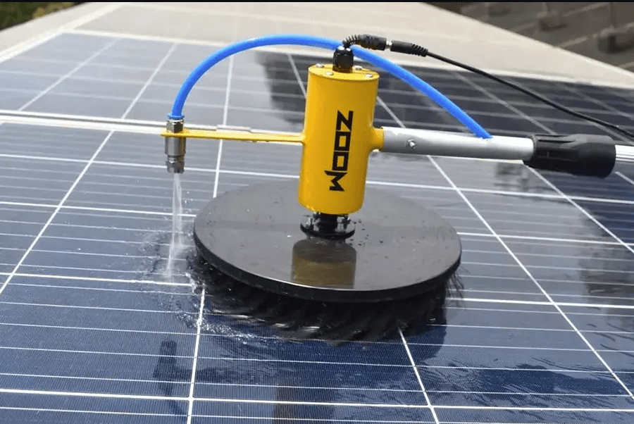 solar panel cleaning brush