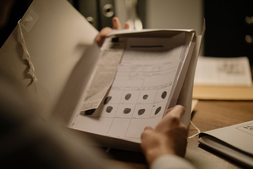 public registry evidence track ids